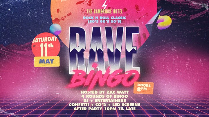 Rave bingo fundraiser